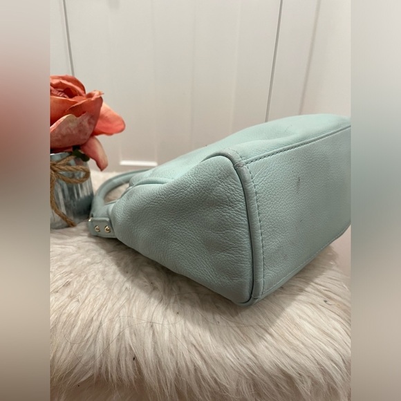 Kate Spade Women’s Two Way Bag Teal Pebbled Leather Small - Picture 5 of 8